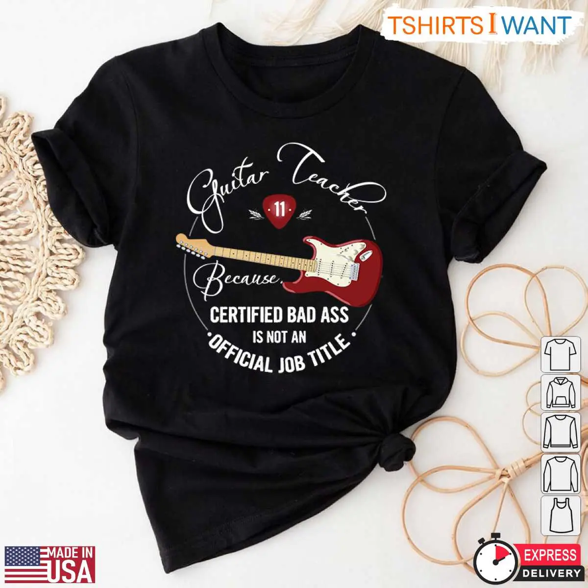 Funny Music Teacher Shirt Certified Badass Guitar Teacher Tee 1 1.jpg