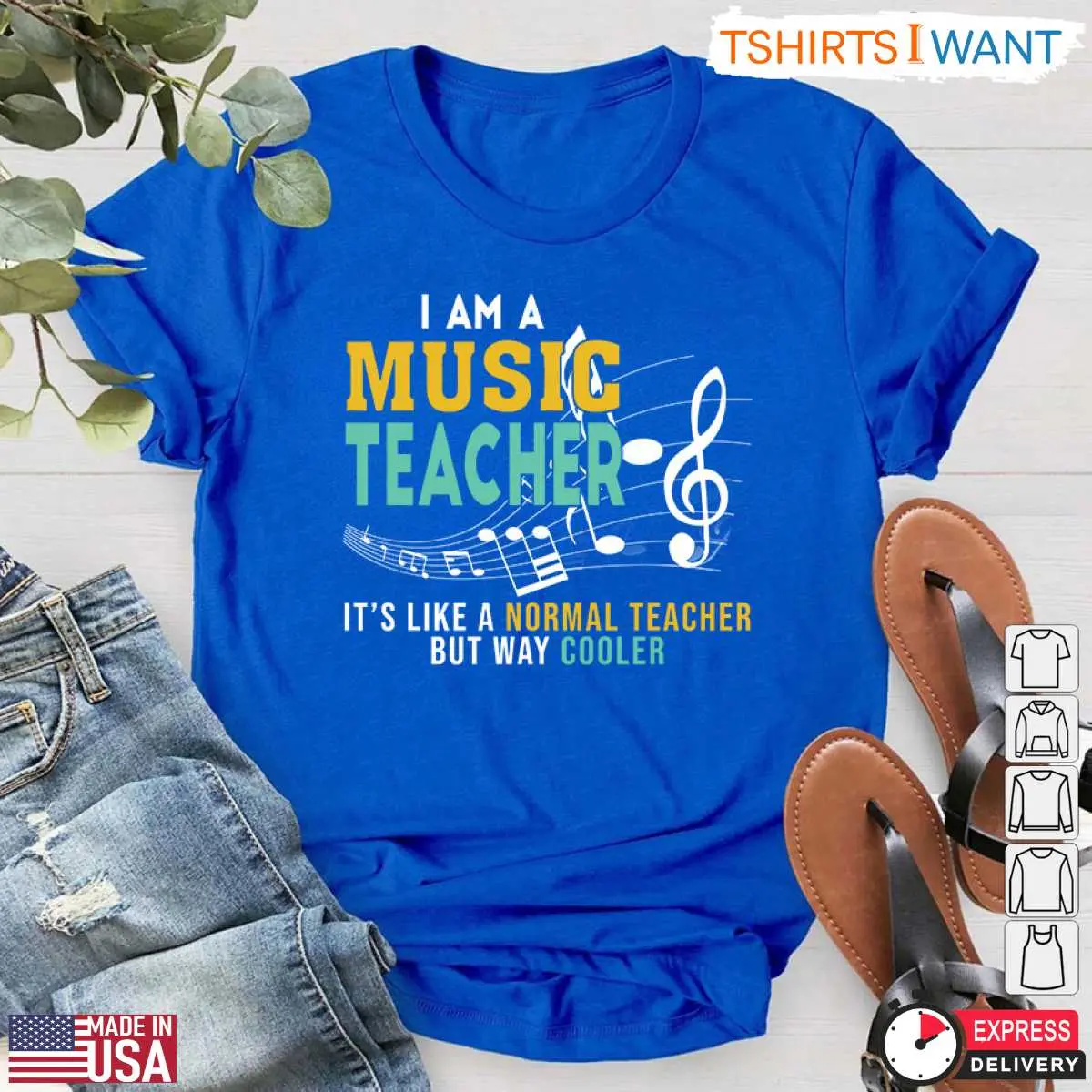 Funny Music Teacher Shirt Cooler Than Normal Teacher Tee 4 1.jpg