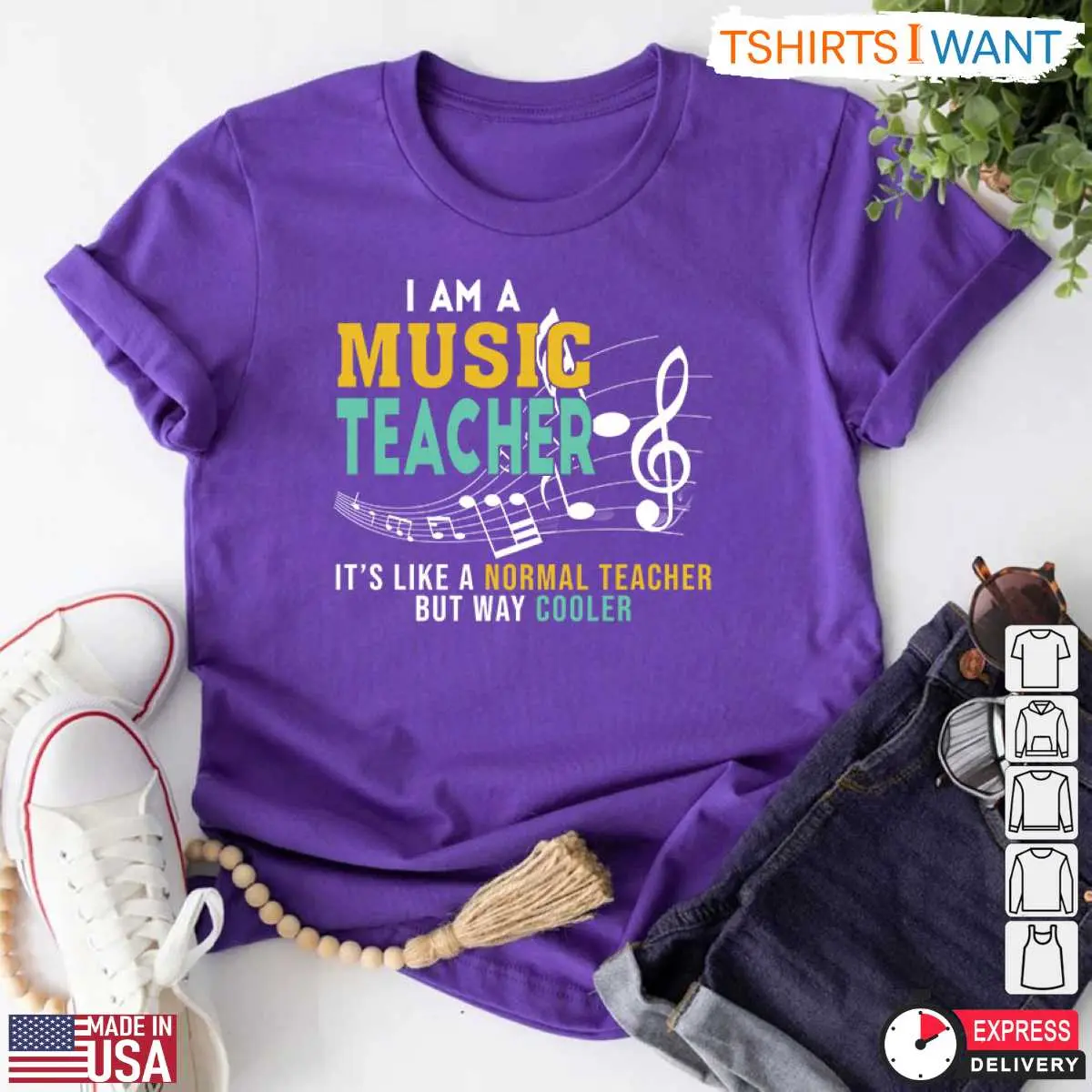 Funny Music Teacher Shirt Cooler Than Normal Teacher Tee 5 1.jpg