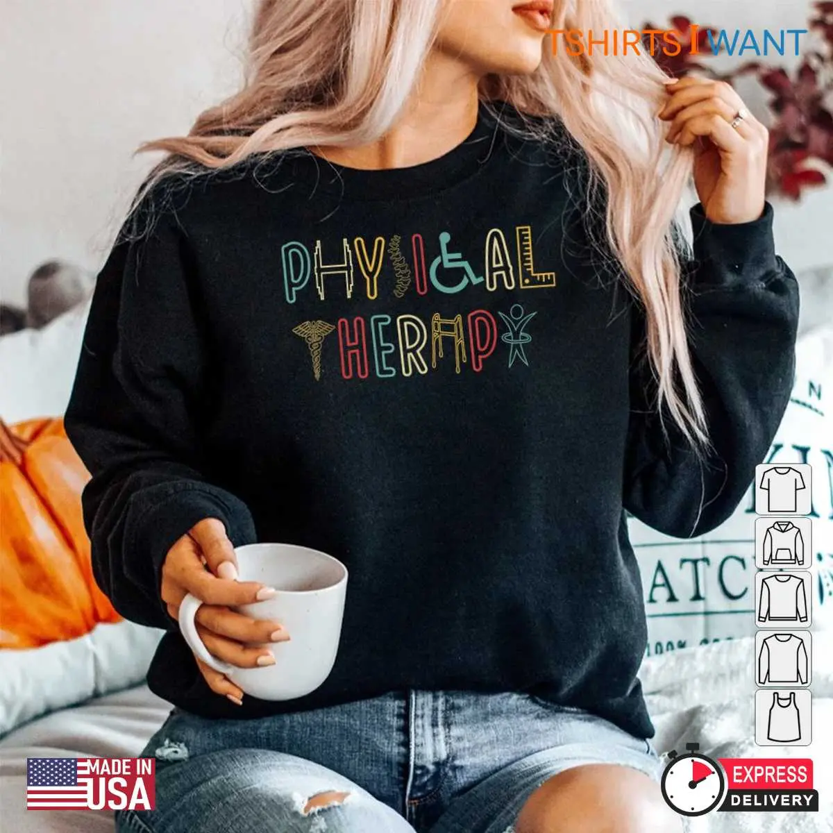 Funny Physical Therapy T Shirts PT Halloween Gag Tee 5 1.jpg