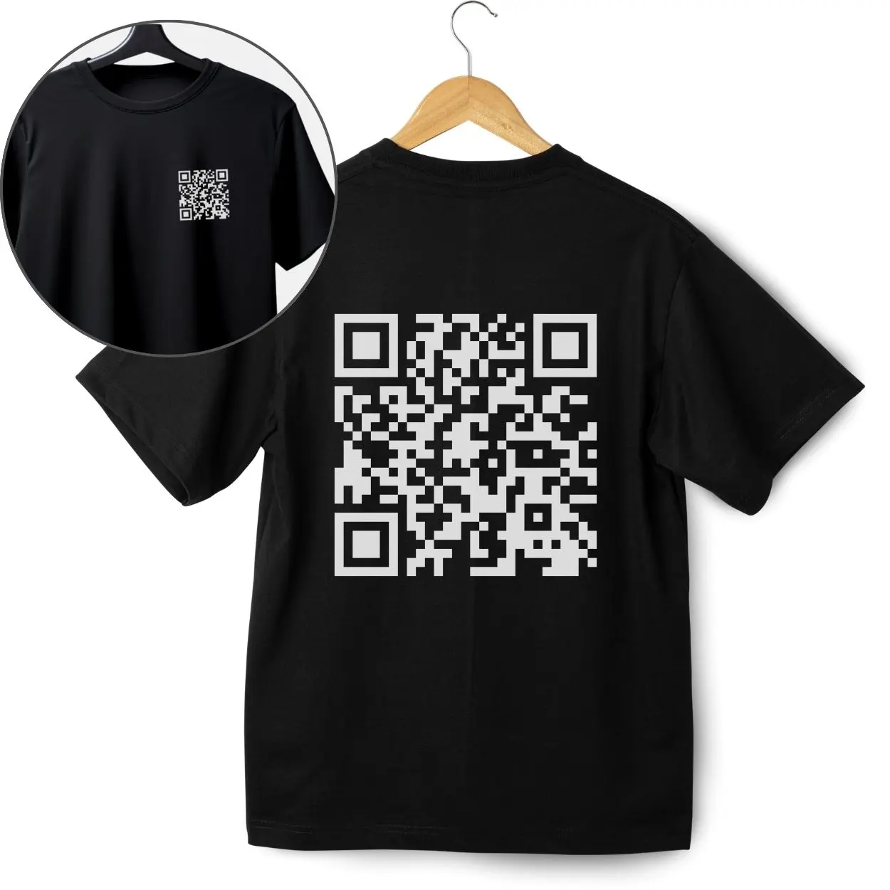 Funny QR Code Shirt E28093 Sarcastic Message to Trump Haters 2.jpg