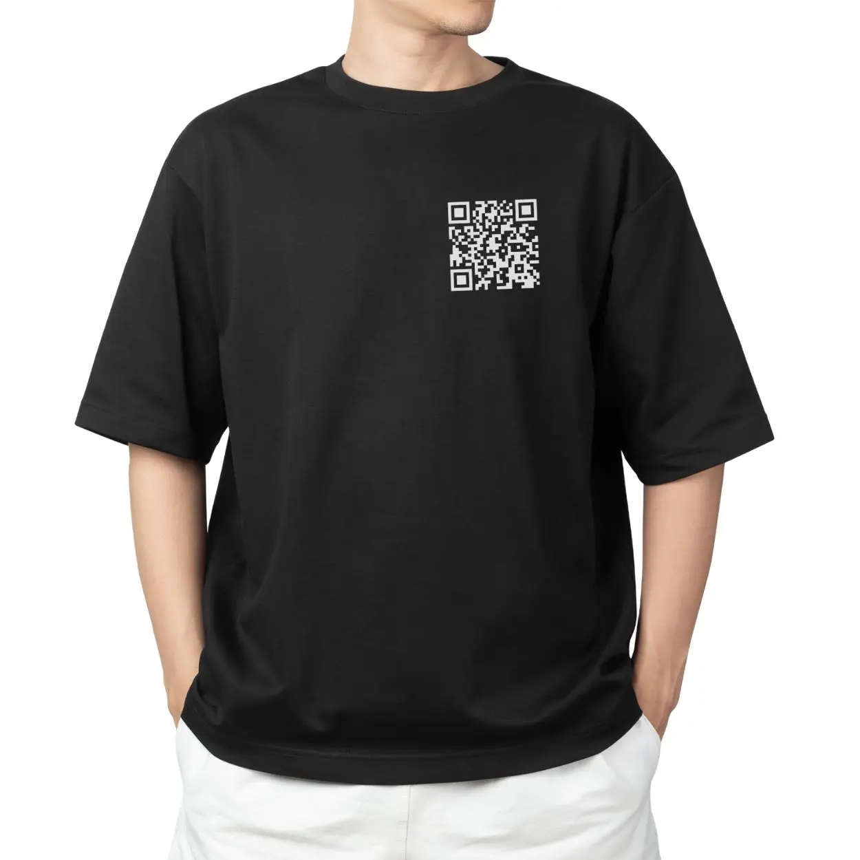Funny QR Code Shirt E28093 Sarcastic Message to Trump Haters 6.jpg