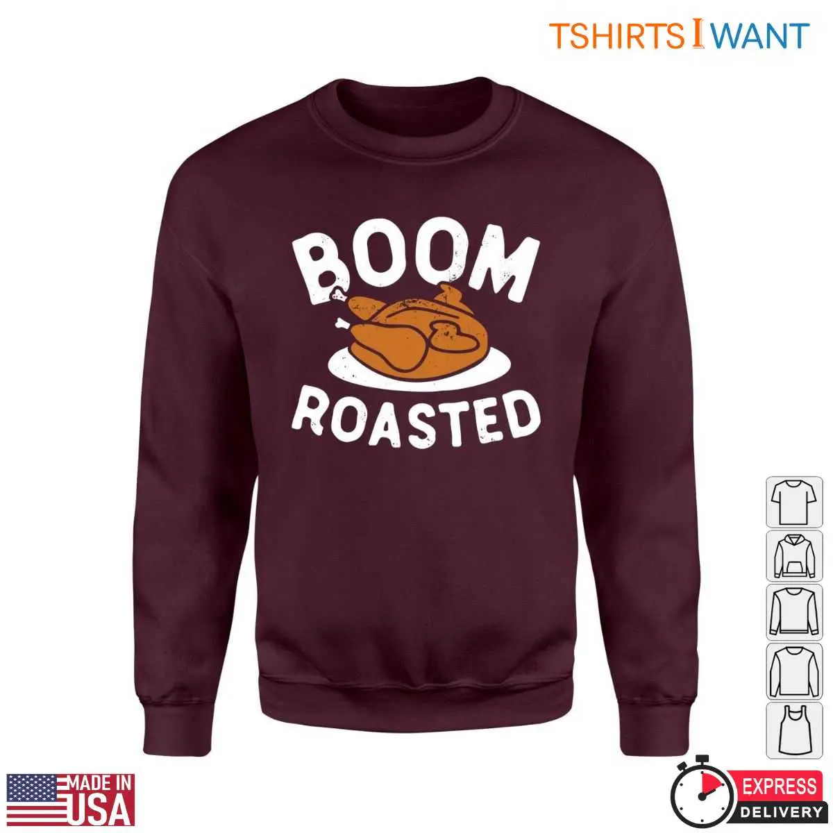 Funny Roasted Chicken T-Shirt - Perfect for Thanksgiving Celebrations and Food Lovers 11 Funny Roasted Chicken T-Shirt Detail