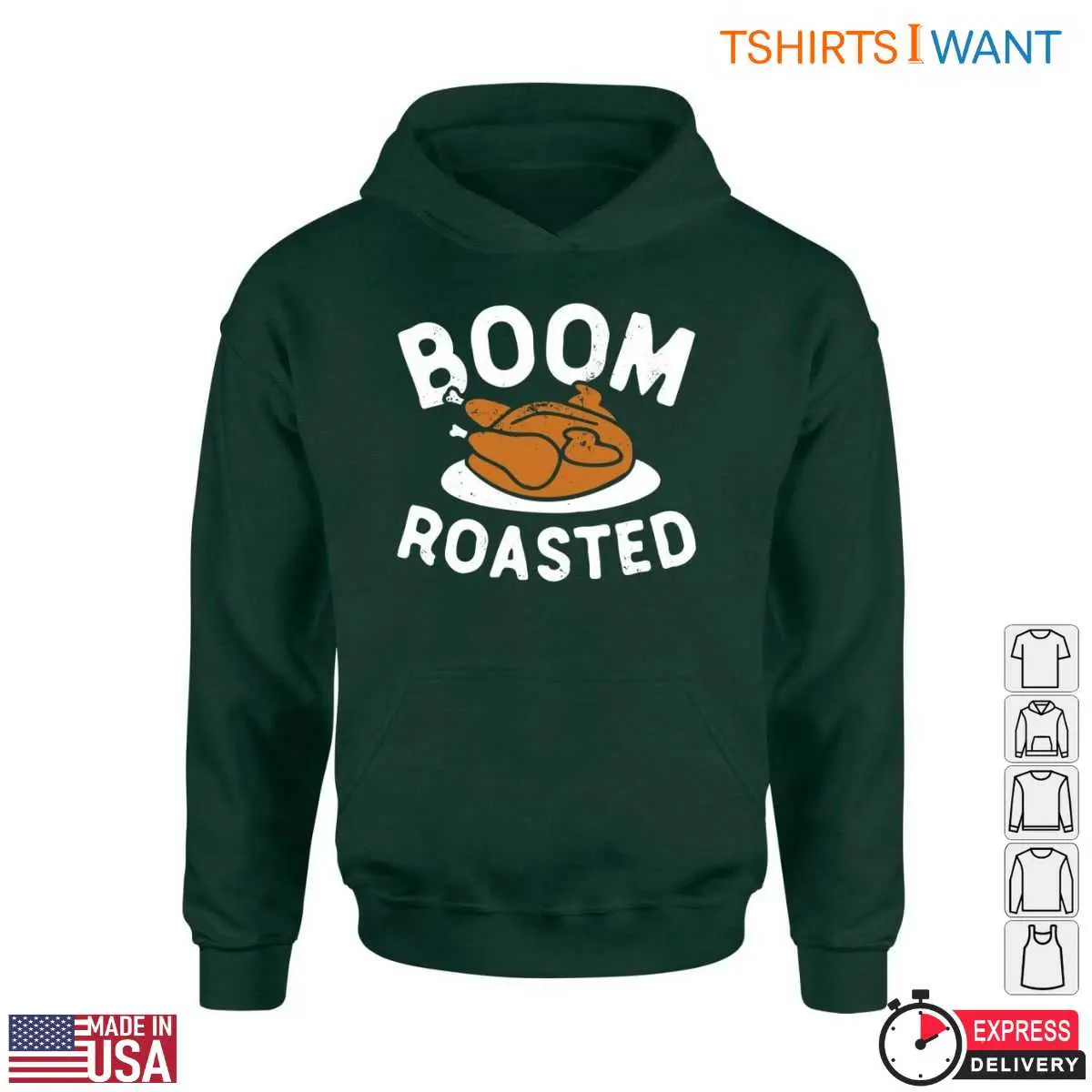 Funny Roasted Chicken T Shirt Thanksgiving Celebration 4 1.jpg