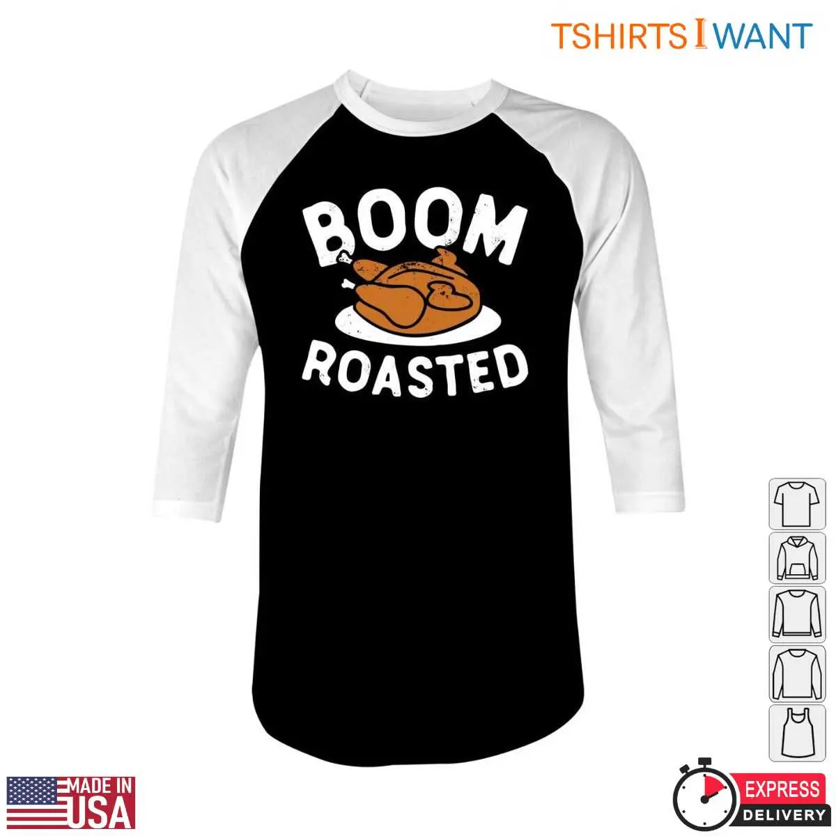 Funny Roasted Chicken T Shirt Thanksgiving Celebration 5 1.jpg