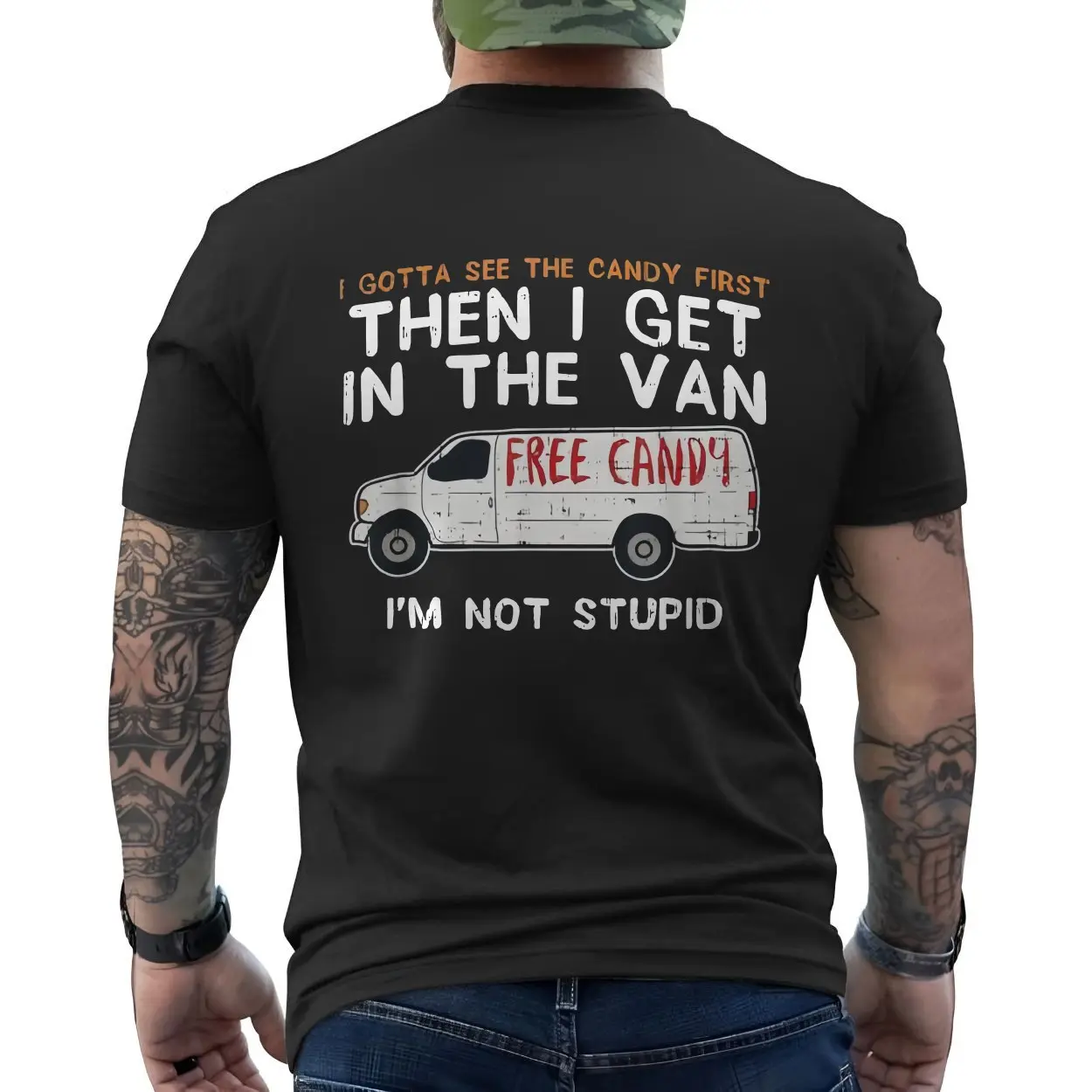 Funny T-Shirt – Free Candy Van Joke I’m Not Stupid Tee 6 Funny T Shirt E28093 Free Candy Van Joke Im Not Stupid Tee 6.jpg