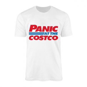 Funny T Shirt E28093 Panic at the Costco Parody Tee 1.jpg