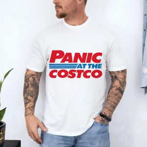Funny T Shirt E28093 Panic at the Costco Parody Tee 4.jpg