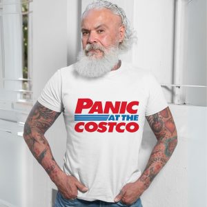 Funny T Shirt E28093 Panic at the Costco Parody Tee 7.jpg