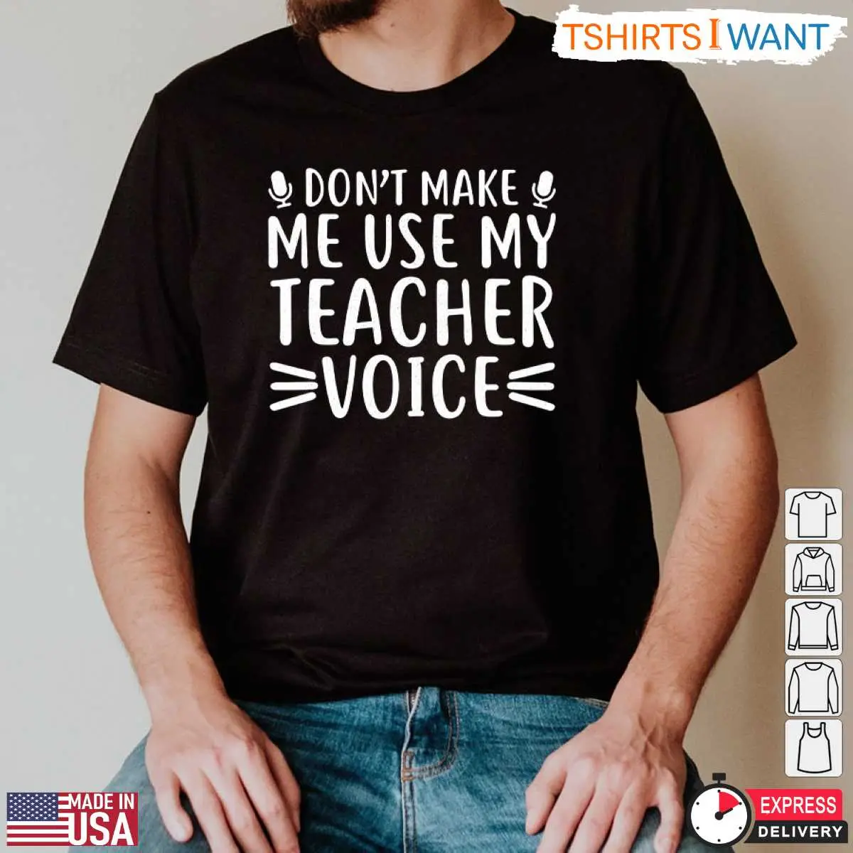 Funny Teacher Life Shirt Dont Use My Teacher Voice Tee 3 1.jpg