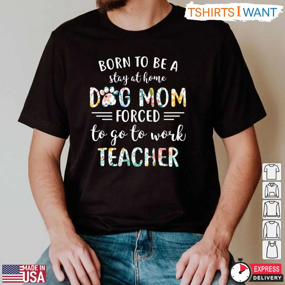 Funny Teacher Life Shirt Stay At Home Dog Mom Teacher T Shirt 3 1.jpg
