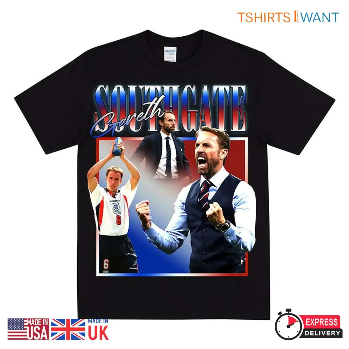 Gareth Southgate Greatest Coach England Football Tee 2 1 1.jpg