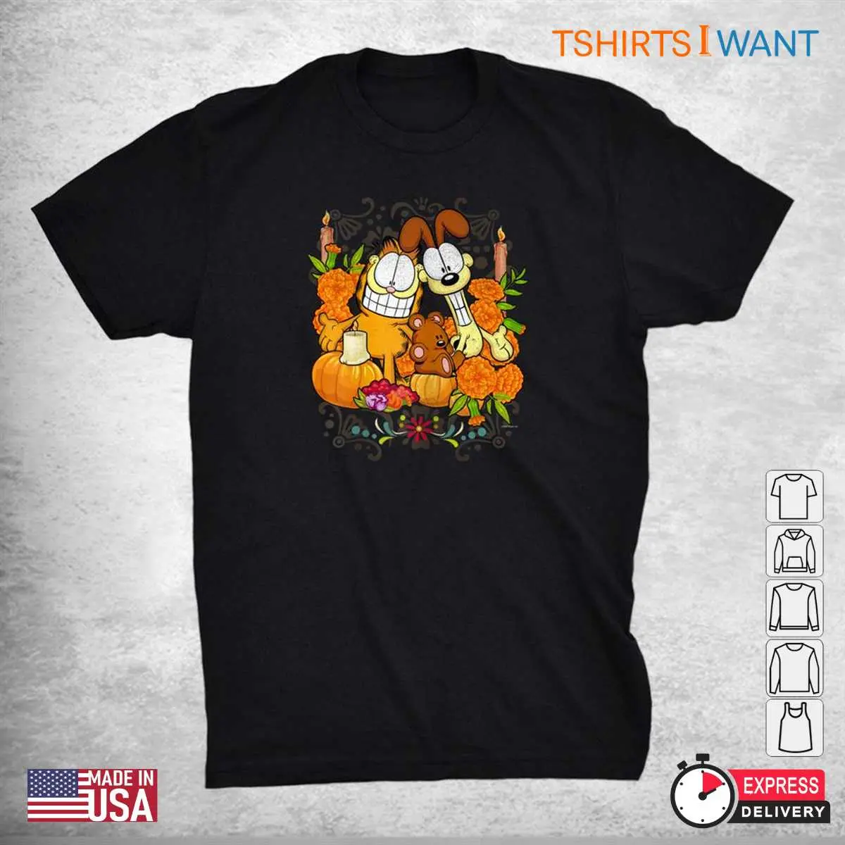 Garfield Halloween Shirt Pumpkin Patch Pals Tee 1 1.jpg
