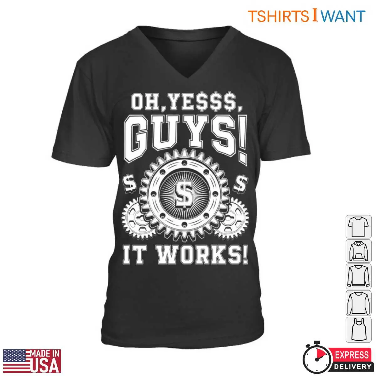 Gear Graphic T Shirt Money Success Design 3 1.jpg