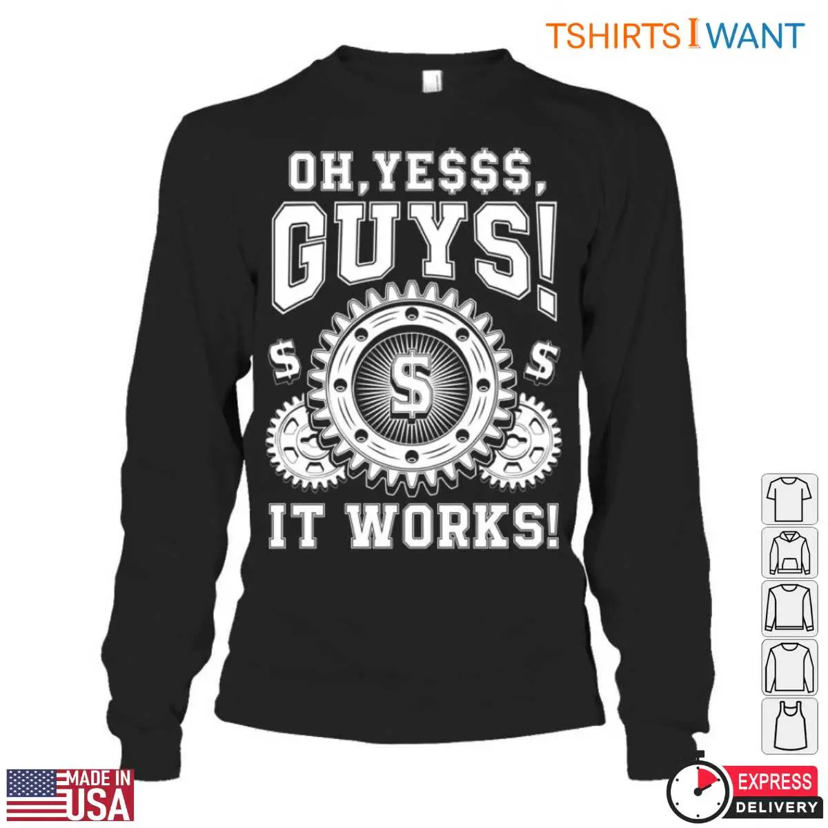 Gear Graphic T Shirt Money Success Design 4 1.jpg