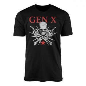 Gen X Badass Generation T Shirt Funny Rock and Roll Skull Tee 1 1.jpg
