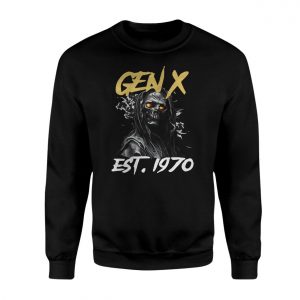 Gen X Est. 1970 Skeleton Horror Graphic T Shirt 3 1.jpg