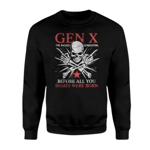 Gen X The Badass Generation – Skull and Bones Vintage Graphic T-shirt 9 Gen X The Badass Generation E28093 Skull and Bones Vintage Graphic T shirt 3.jpg