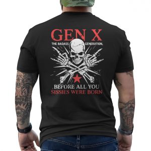Gen X The Badass Generation E28093 Skull and Bones Vintage Graphic T shirt 6.jpg