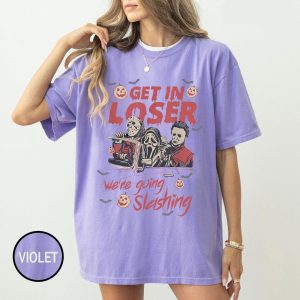 Get In Loser Horror Shirt – Funny Slasher Halloween Movie Tee 3