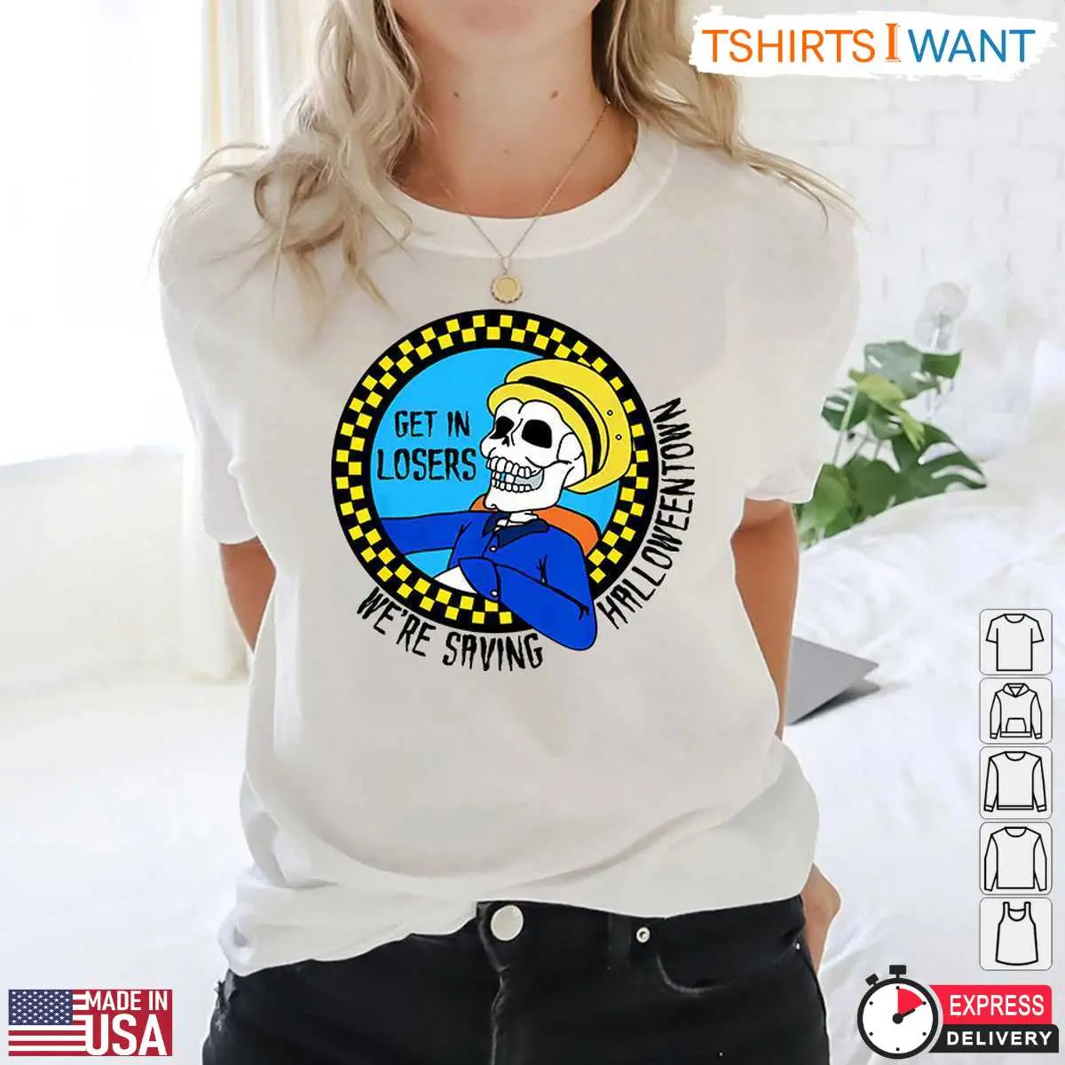 Get In Losers Were Saving Halloweentown T Shirt Funny Halloween Skeleton Cab Driver Tee 3 1 1.jpg