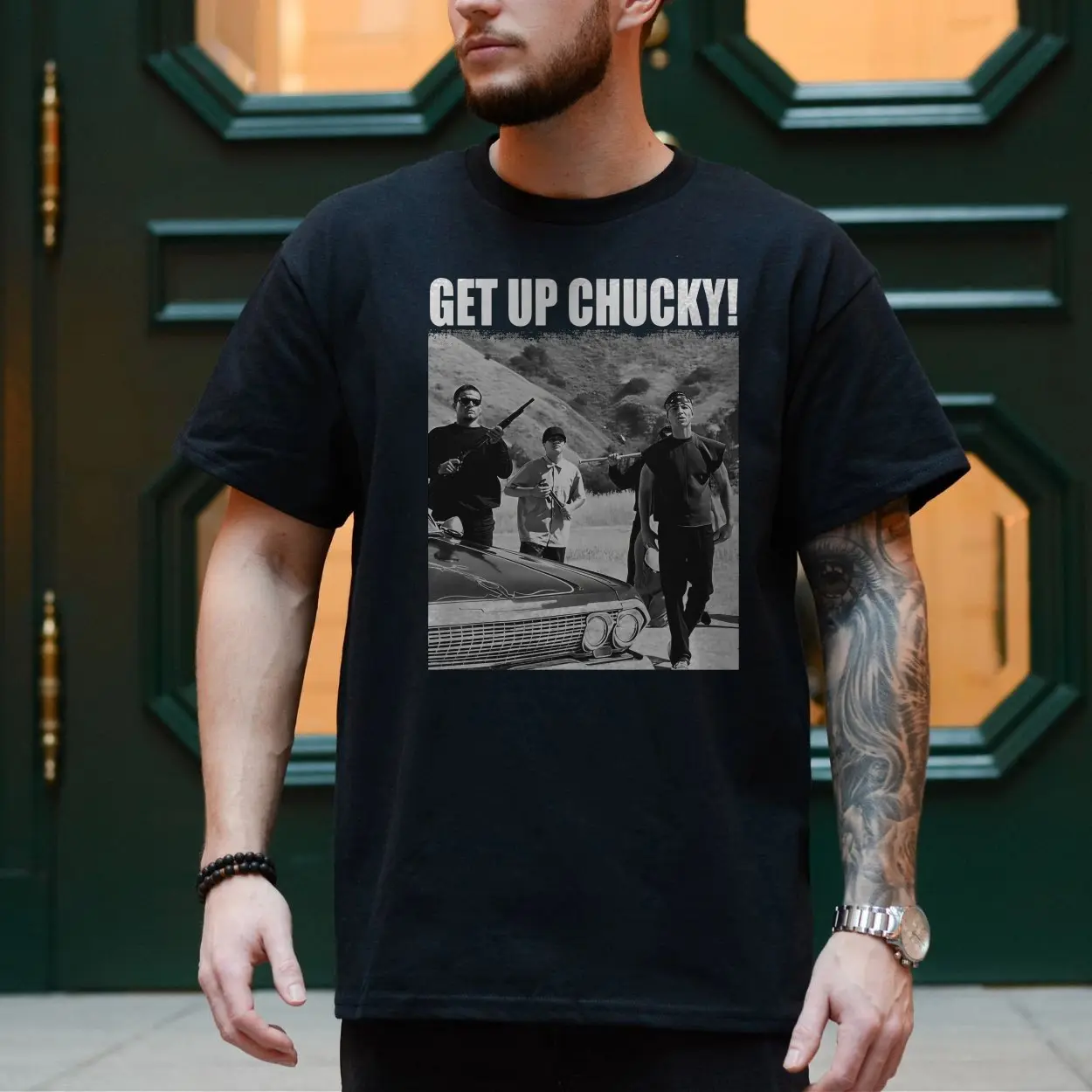 Get Up Chucky Chicano Style Lowrider Gangsta T-Shirt 4 Get Up Chucky Chicano Style Lowrider Gangsta T Shirt 4 1.jpg