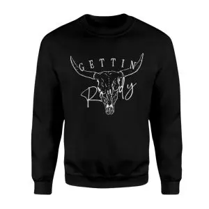 Gettin' Rowdy Cowboy Skull Country Western T-Shirt 9 Gettin Rowdy Cowboy Skull Country Western T Shirt 3 1.jpg
