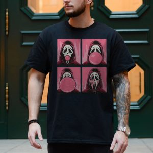 Ghostface Bubblegum T shirt E28093 Funny Horror Movie Parody Graphic Tee 4.jpg