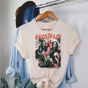 Ghostface Scream Shirt – Scary Movie Horror Villain Halloween Tee 2