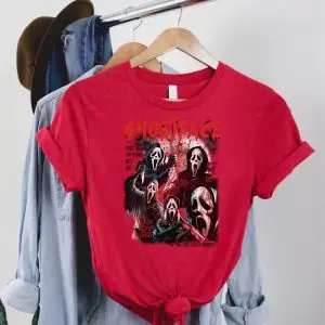 Ghostface Scream Shirt – Scary Movie Horror Villain Halloween Tee 9 Ghostface Scream Shirt – Scary Movie Horror Villain Halloween Tee 4