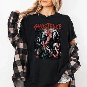 Ghostface Scream Shirt – Scary Movie Horror Villain Halloween Tee 6