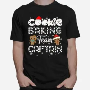 Gingerbread Christmas Shirt - Cookie Baking Team Captain Holiday Tee 6 Gingerbread Christmas Cookie Captain Shirt 2 1.jpg