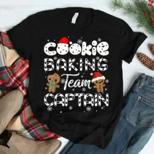 Gingerbread Christmas Shirt - Cookie Baking Team Captain Holiday Tee 7 Gingerbread Christmas Cookie Captain Shirt 3 1.jpg