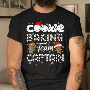 Gingerbread Christmas Shirt - Cookie Baking Team Captain Holiday Tee 8 Gingerbread Christmas Cookie Captain Shirt 4 1.jpg