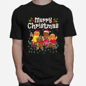 Gingerbread Christmas Tee- Merry Christmas Cookies Holiday Design 6 Gingerbread Christmas Cookies Holiday Shirt 2 1.jpg
