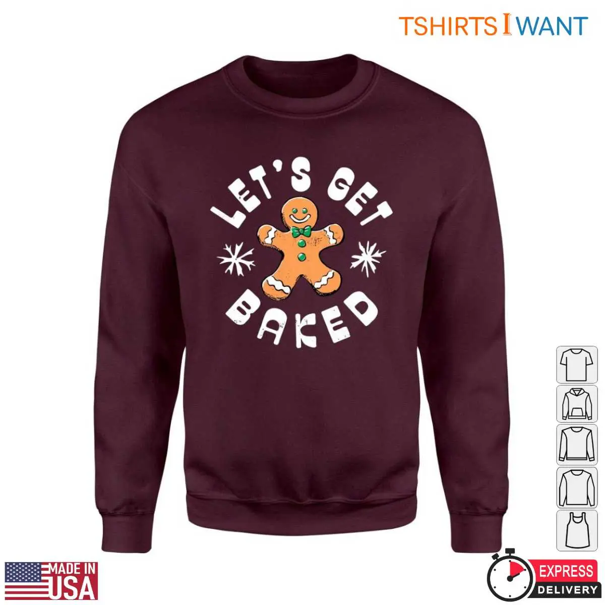 Gingerbread Cookie T-Shirt - Let's Get Baked for Holiday Fun 3 Gingerbread Cookie T Shirt Baked Holiday Fun Apparel 3 1.jpg