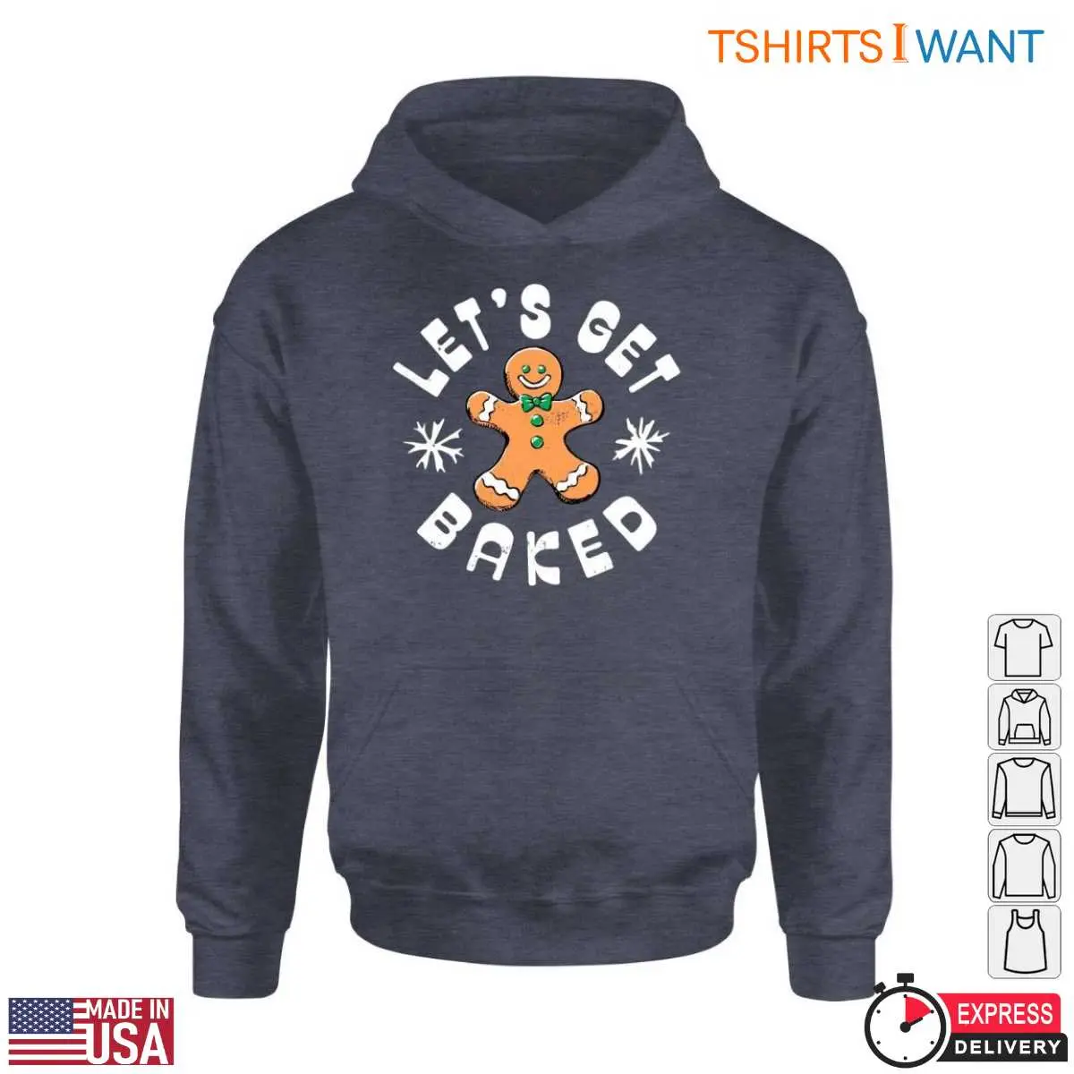 Gingerbread Cookie T-Shirt - Let's Get Baked for Holiday Fun 5 Gingerbread Cookie T Shirt Baked Holiday Fun Apparel 5 1.jpg