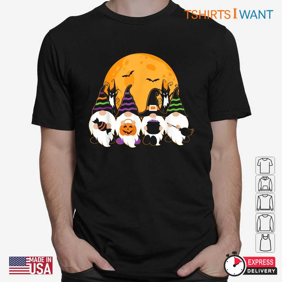 Gnome Halloween Shirts Spooky Garden Gnome Tee 2 1.jpg