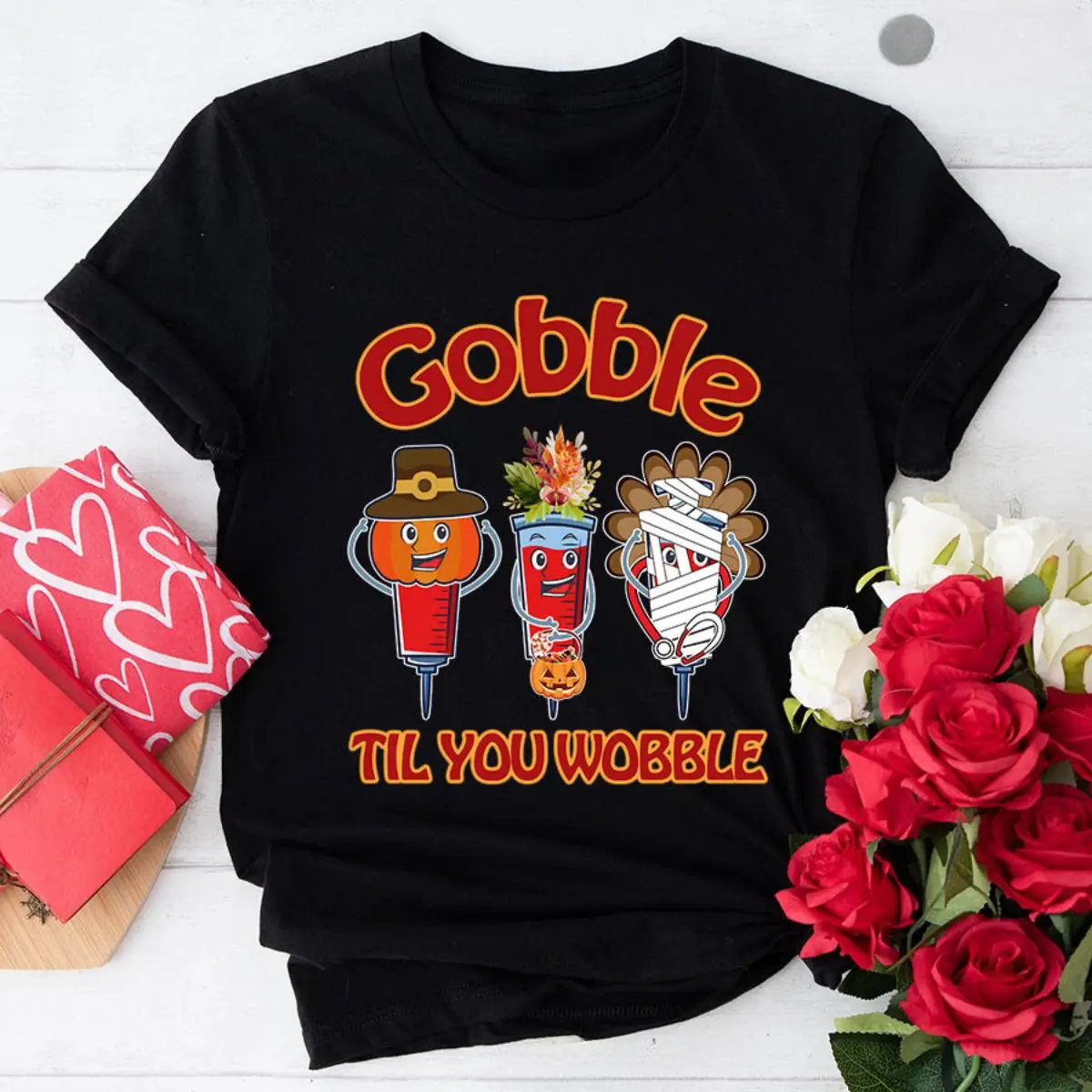 Gobble Til You Wobble Nurse Thanksgiving Shirt 12 Gobble Til You Wobble Nurse Thanksgiving Sweatshirt 1