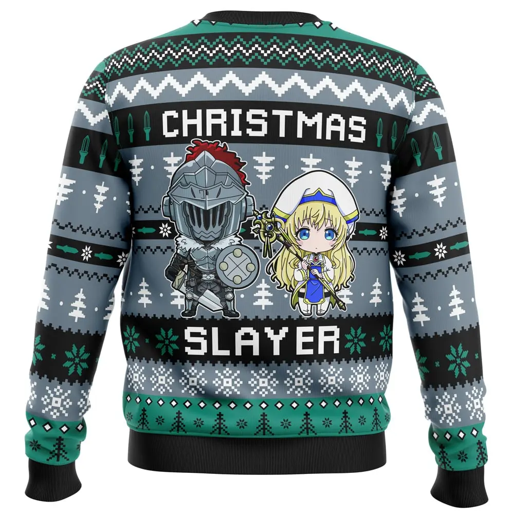 Goblin Slayer Christmas Sweater Festive Monster Slaying 1 1.jpg