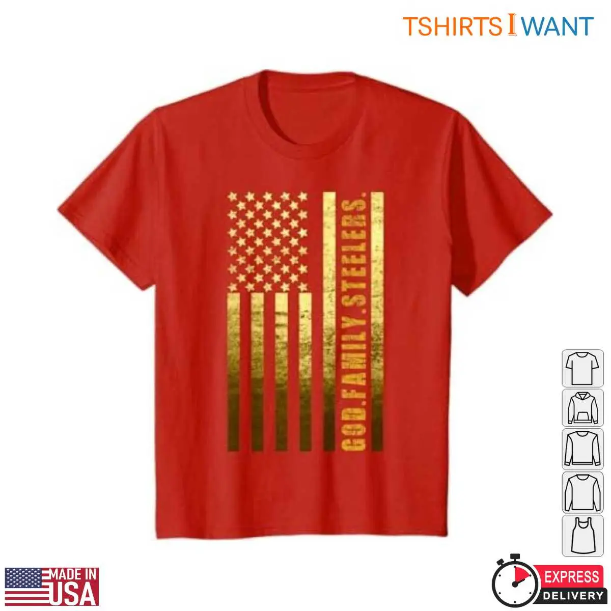 God Family Steelers Shirt Patriotic Gold American Flag Theme 5 1.jpg