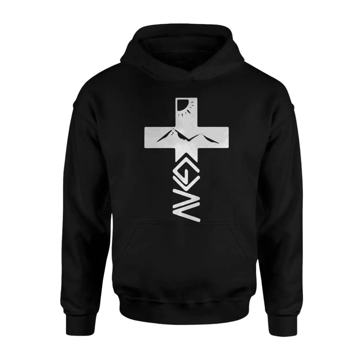 God Is Greater Than The Highs And Lows T Shirt E28093 Cross and Mountains Graphic Tee 2.jpg