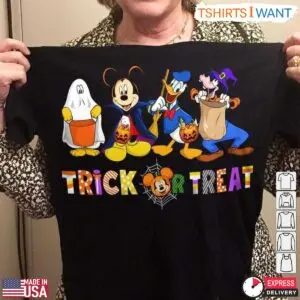 Goofy Halloween Trick or Treat T Shirt 1 1.jpg