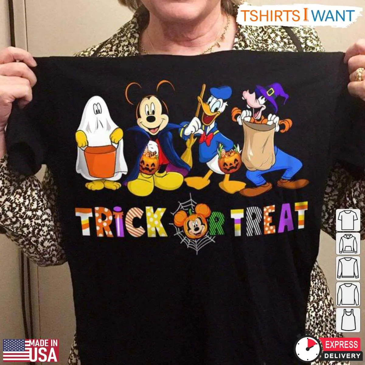 Goofy Halloween Trick or Treat T Shirt 1 1.jpg