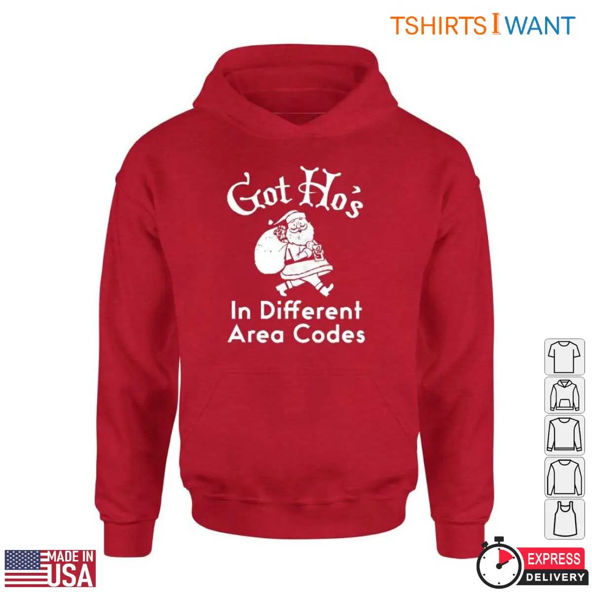 Got Ho's T-Shirt - Santa Design in Different Area Codes 4 Got Hos T Shirt Santa Design in Different Area Codes 4 1.jpg