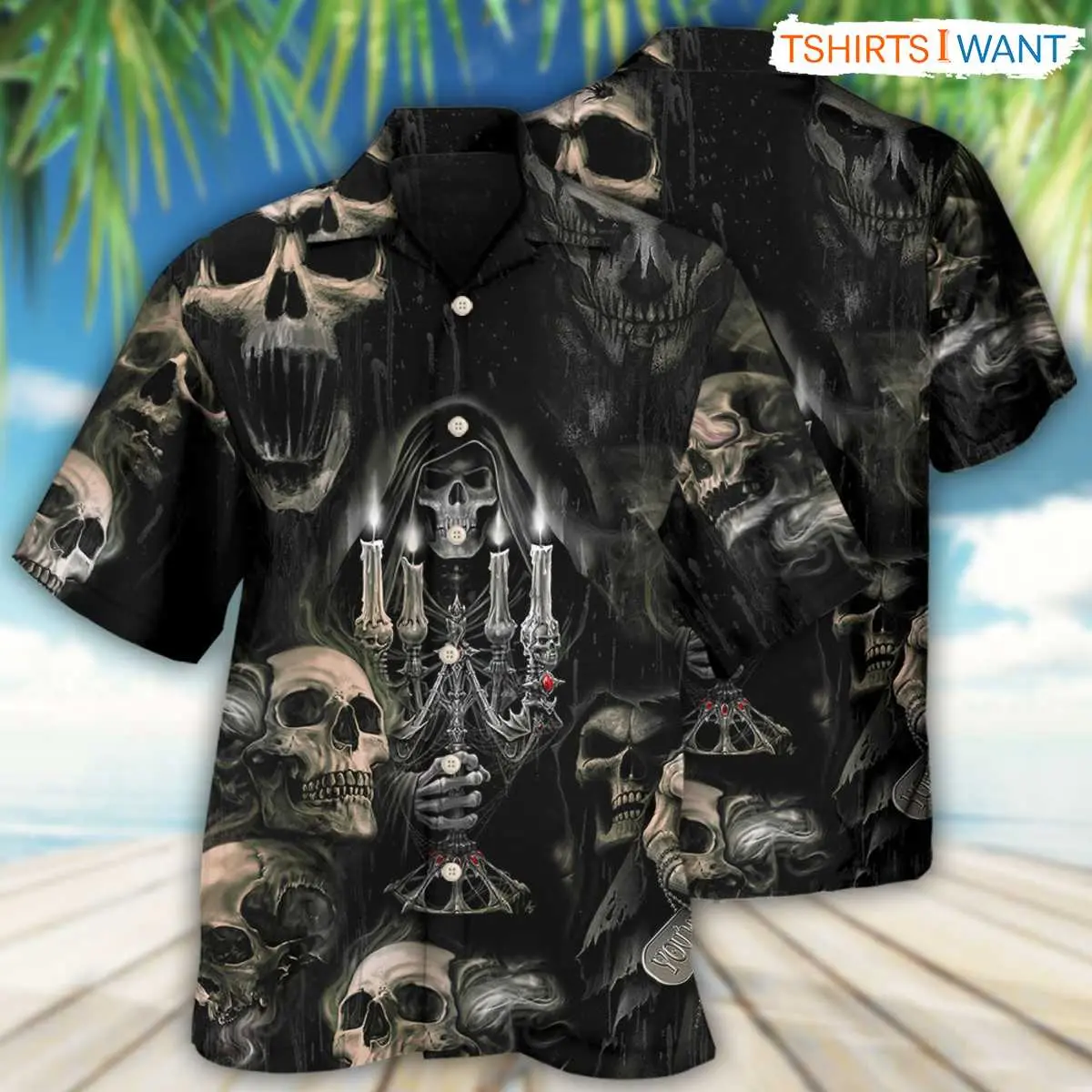 Gothic Skull Hawaiian Shirt Horror Halloween Design 2 1.jpg