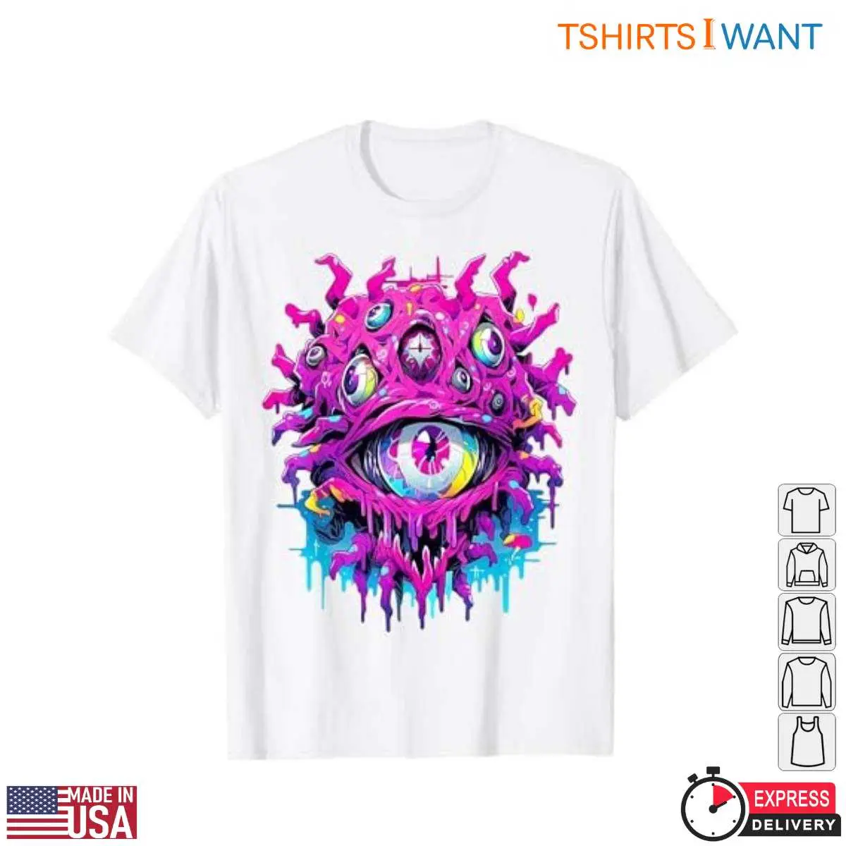 Graffiti Monster Psychedelic Eyes T Shirt 2 1.jpg