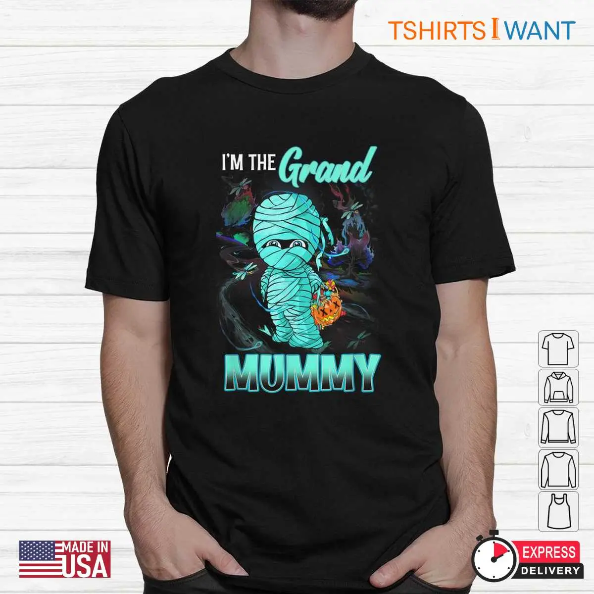 Grandma Halloween Shirt Grand Mummy Costume 2 1.jpg