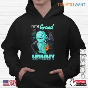 Grandma Halloween Shirt: I'm The Grand Mummy Halloween Costume Tee 9 Grandma Halloween Shirt Grand Mummy Costume 4 1.jpg
