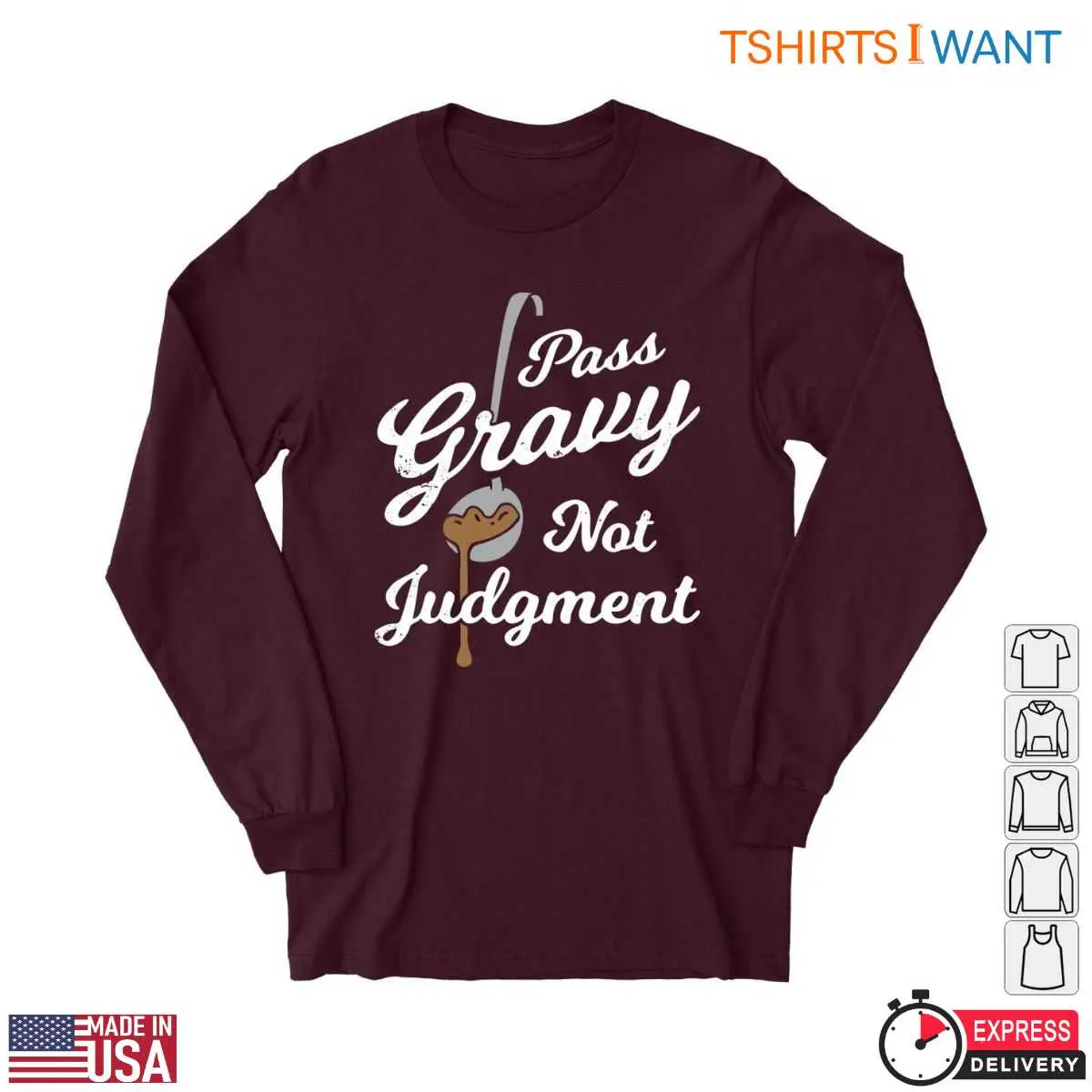Gravy Ladle T Shirt Pass Gravy Not Judgment 2 1.jpg